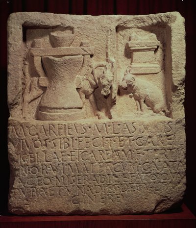 Stele of the miller Marcus Careius Asisa by Roman